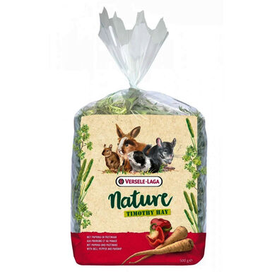 Versele-Laga Nature Timothy Hay Feno de Pimento e Nabo para roedores